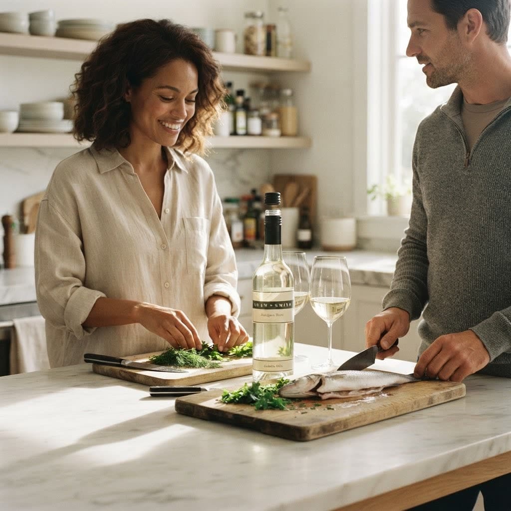Quiet Table example: cooking in a kitchen